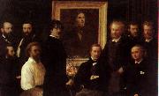Henri Fantin-Latour Homage to Delacroix oil painting